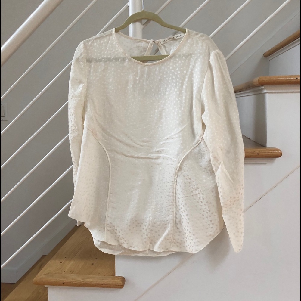 Veronica Beard white blouse